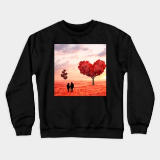 Valentine Wall Art - Picture of love - Unique Valentine Fantasy Planet Landsape - Photo print, canvas, artboard print, Canvas Print and T shirt Crewneck Sweatshirt